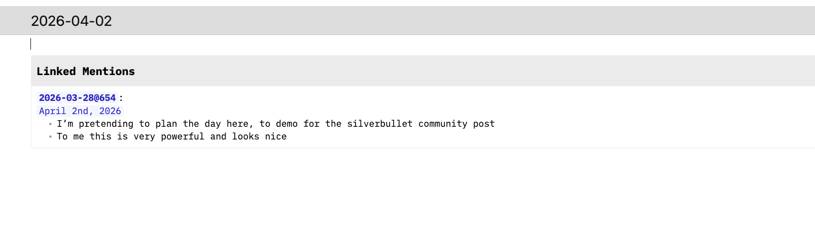 Trying to replicate the Logseq journal - Tricks & Techniques ...
